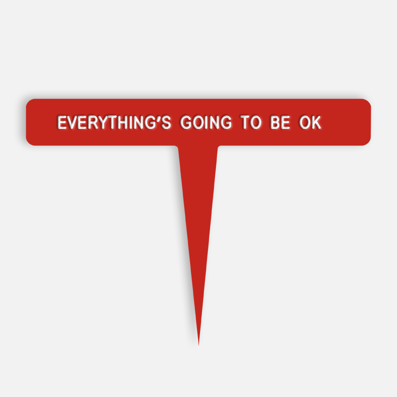 EVERYTHING’S GOING TO BE OK Caption