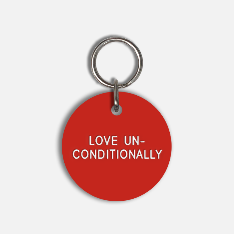 LOVE UN-CONDITIONALLY Large Pet Tag