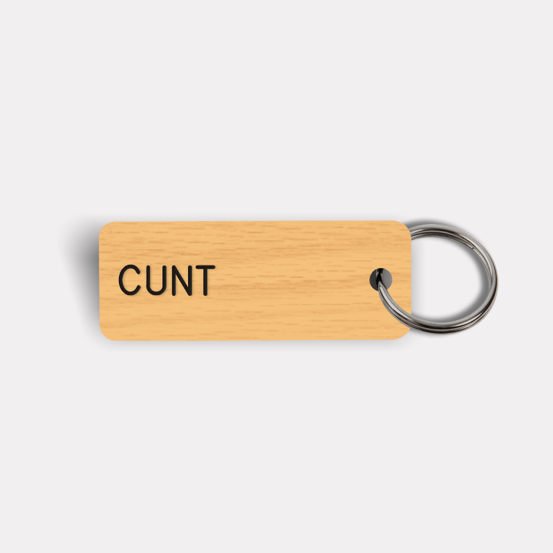 CUNT Keytag