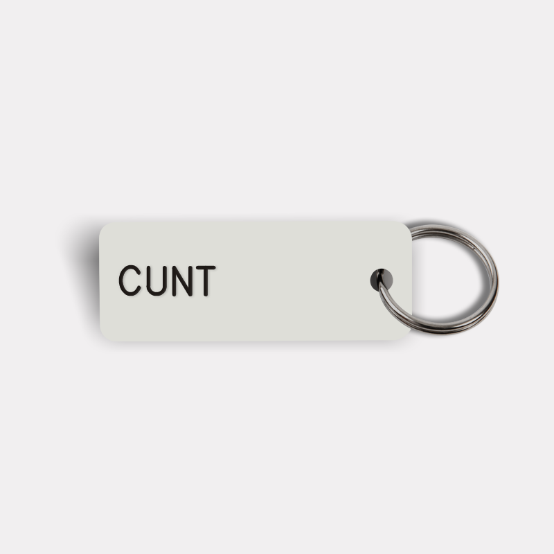 CUNT Keytag