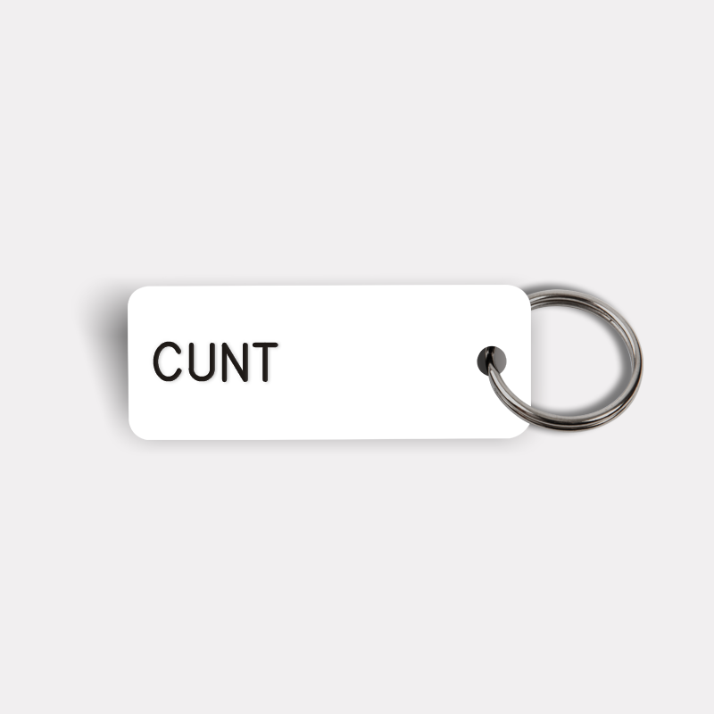 CUNT Keytag