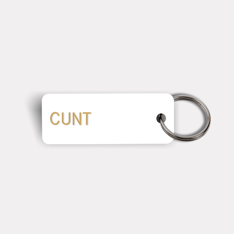 CUNT Keytag