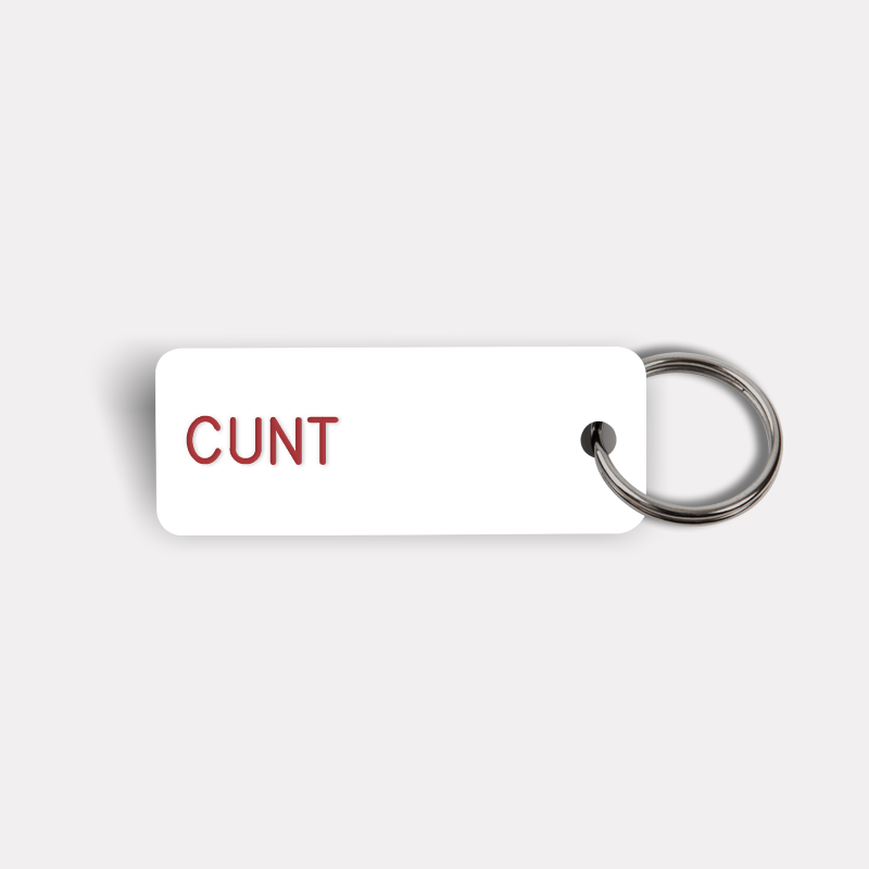 CUNT Keytag