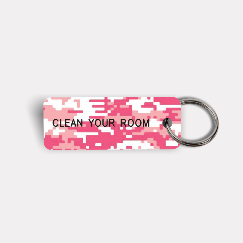 CLEAN YOUR ROOM Keytag