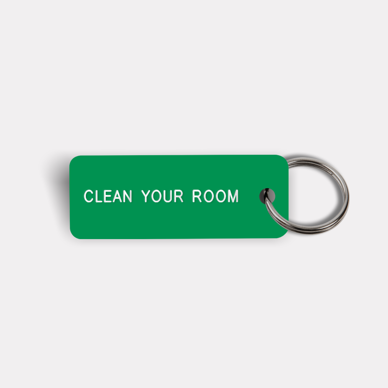 CLEAN YOUR ROOM Keytag