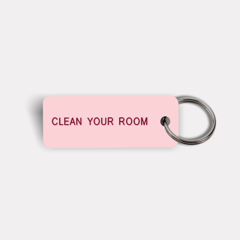 CLEAN YOUR ROOM Keytag