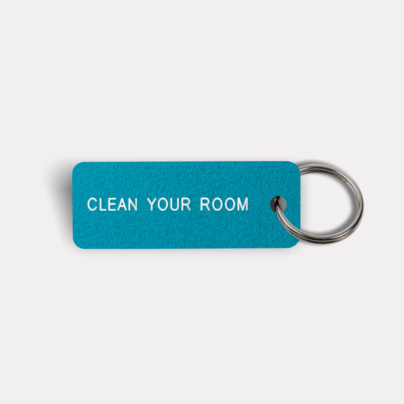 CLEAN YOUR ROOM Keytag