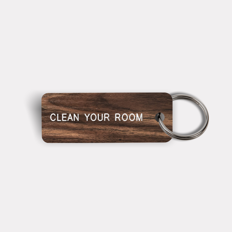 CLEAN YOUR ROOM Keytag