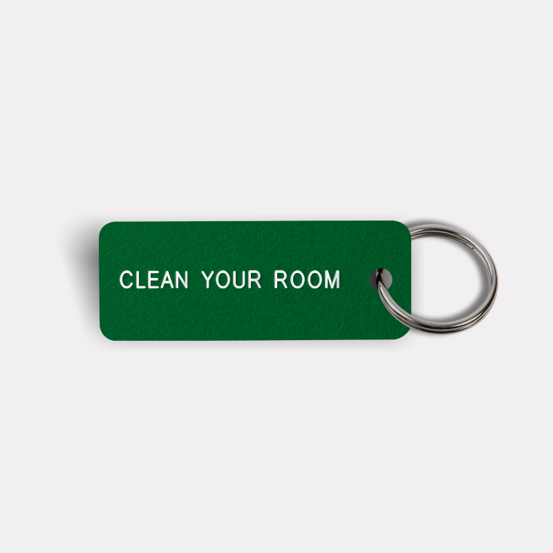 CLEAN YOUR ROOM Keytag