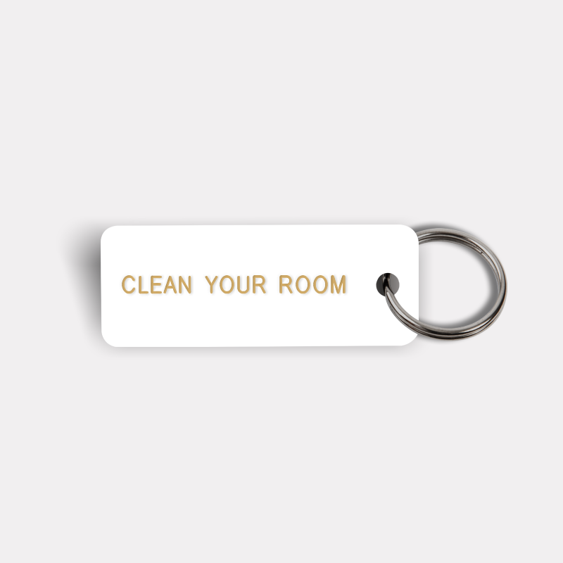 CLEAN YOUR ROOM Keytag