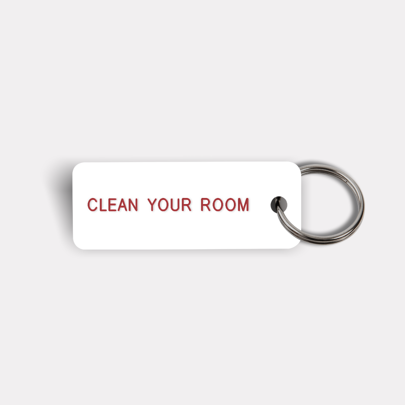 CLEAN YOUR ROOM Keytag