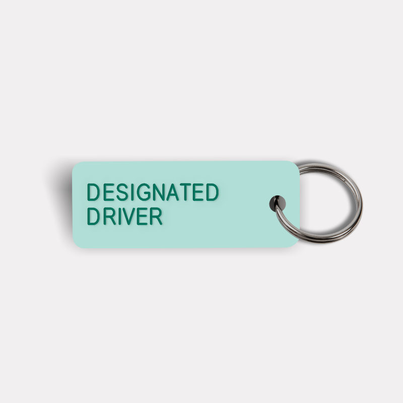 DESIGNATED DRIVER Keytag