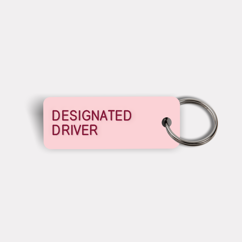 DESIGNATED DRIVER Keytag