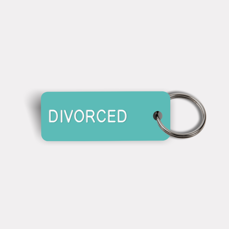 DIVORCED Keytag