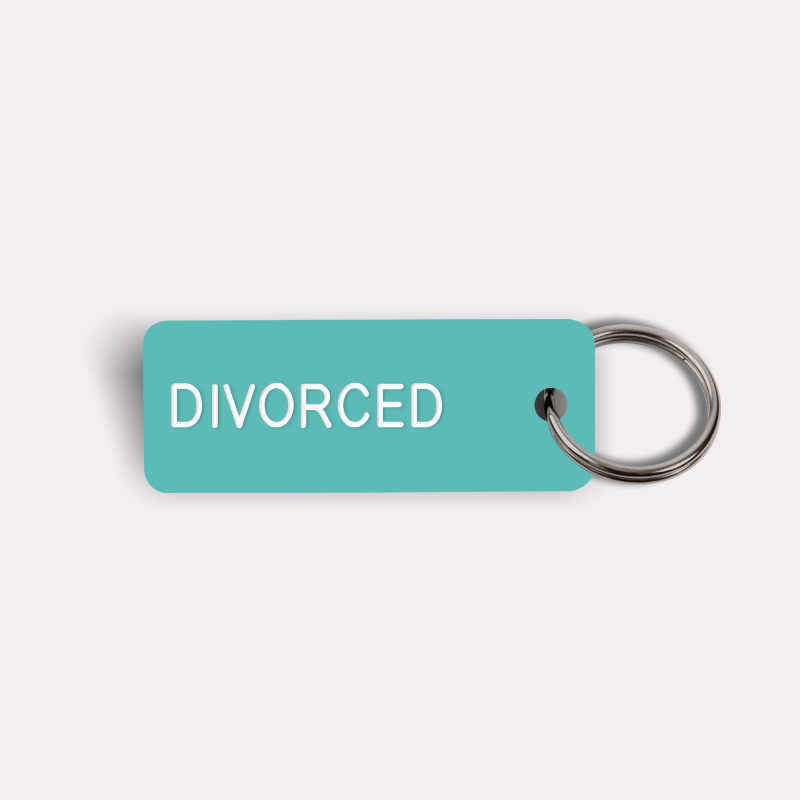 DIVORCED Keytag