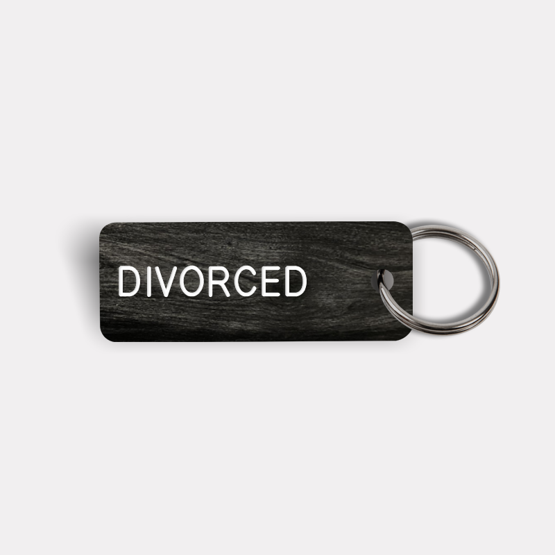 DIVORCED Keytag