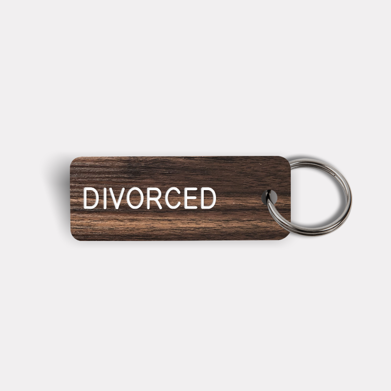 DIVORCED Keytag