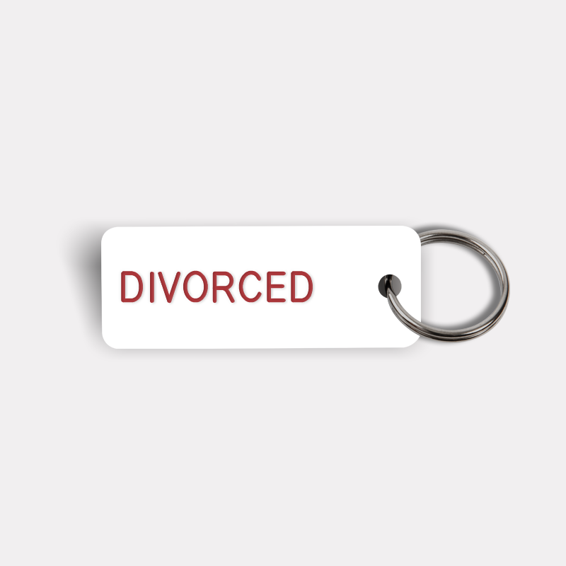 DIVORCED Keytag