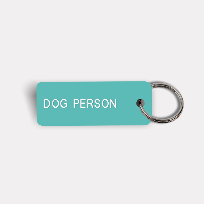 DOG PERSON Keytag