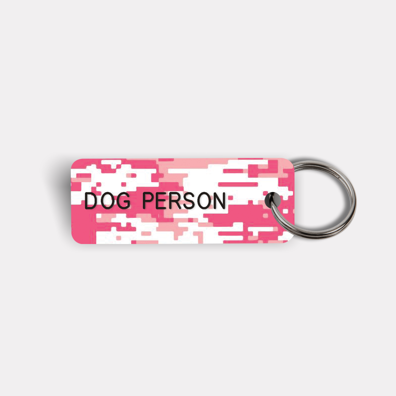 DOG PERSON Keytag