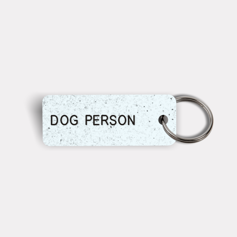 DOG PERSON Keytag