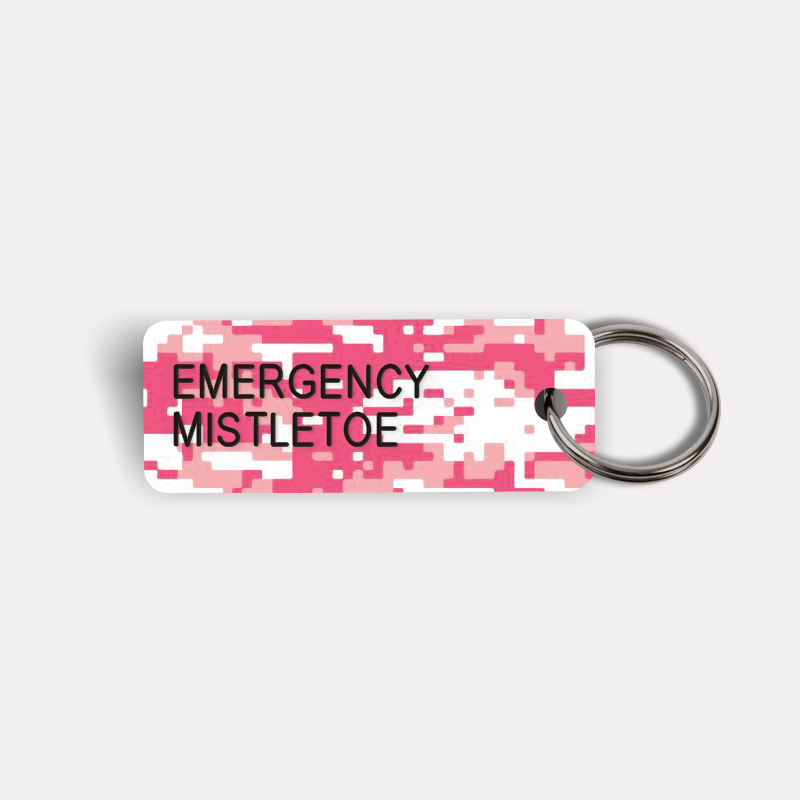 EMERGENCY MISTLETOE Keytag