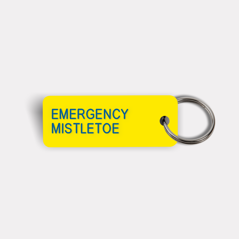EMERGENCY MISTLETOE Keytag