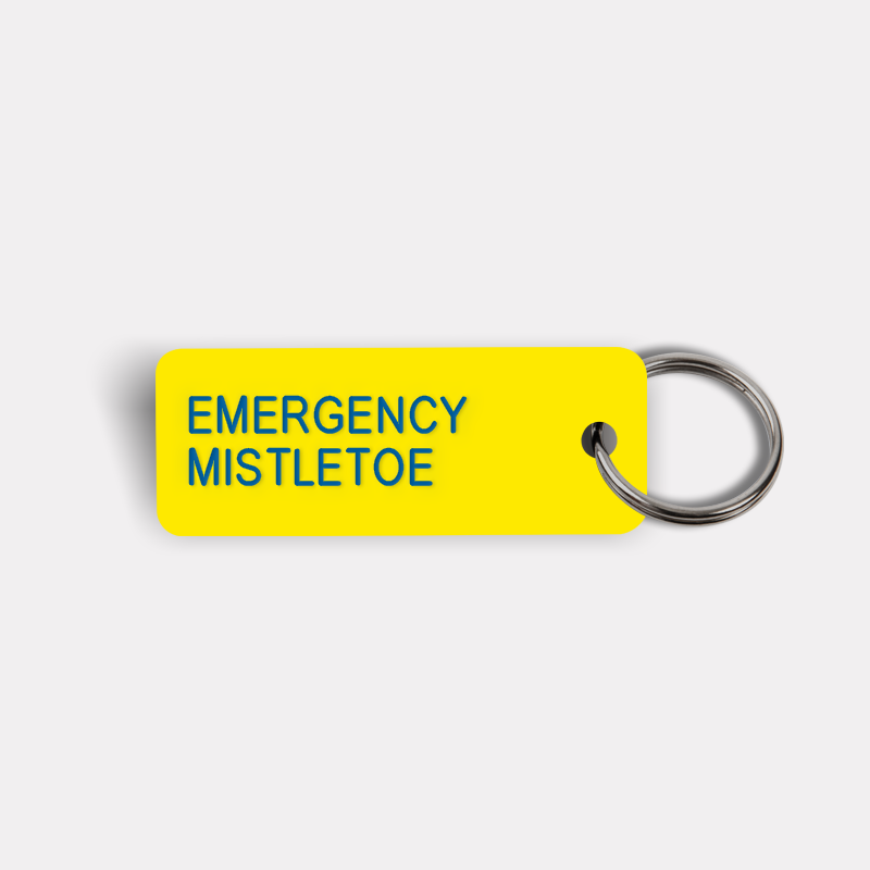 EMERGENCY MISTLETOE Keytag