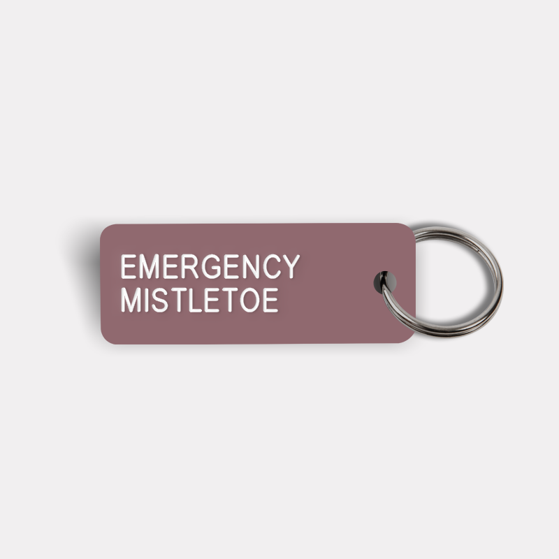 EMERGENCY MISTLETOE Keytag