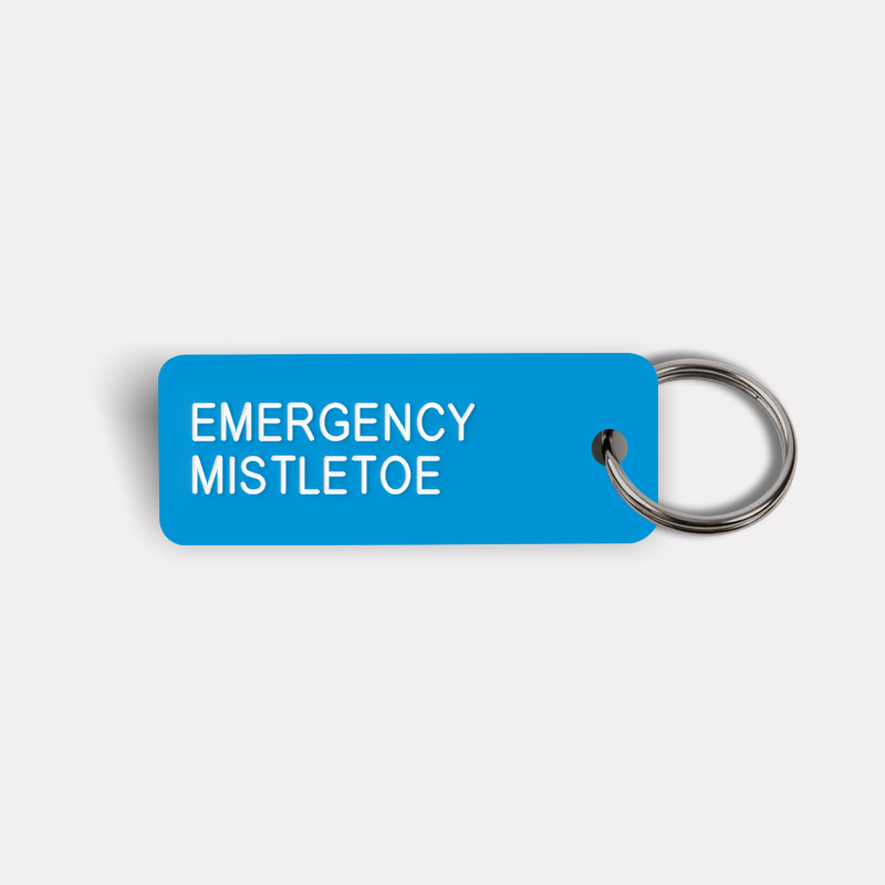 EMERGENCY MISTLETOE Keytag