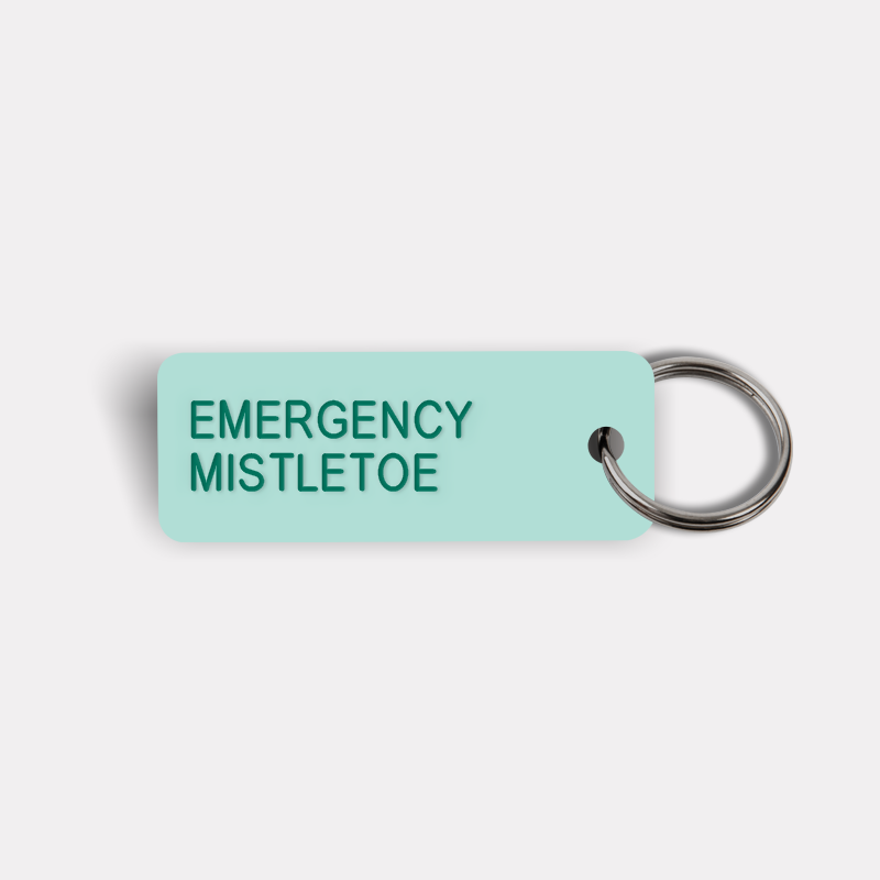 EMERGENCY MISTLETOE Keytag