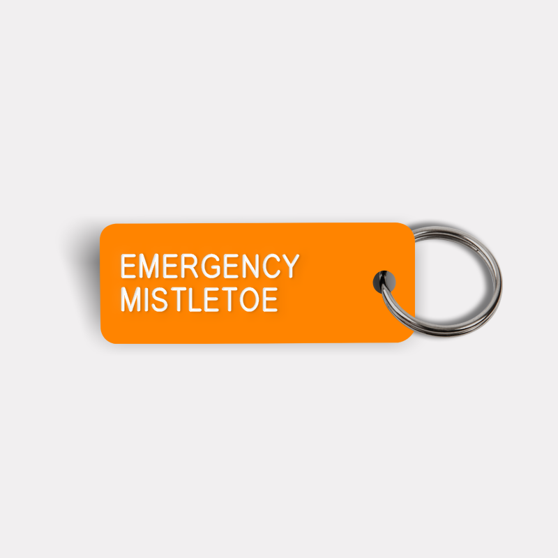 EMERGENCY MISTLETOE Keytag