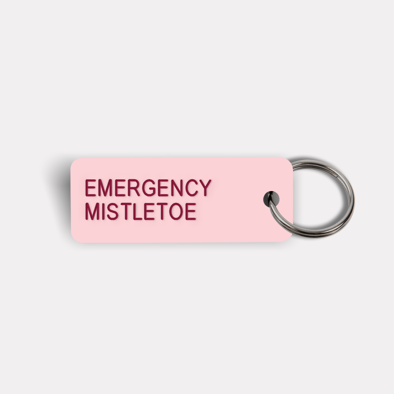 EMERGENCY MISTLETOE Keytag