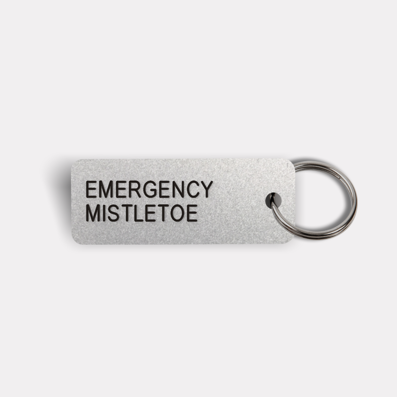 EMERGENCY MISTLETOE Keytag