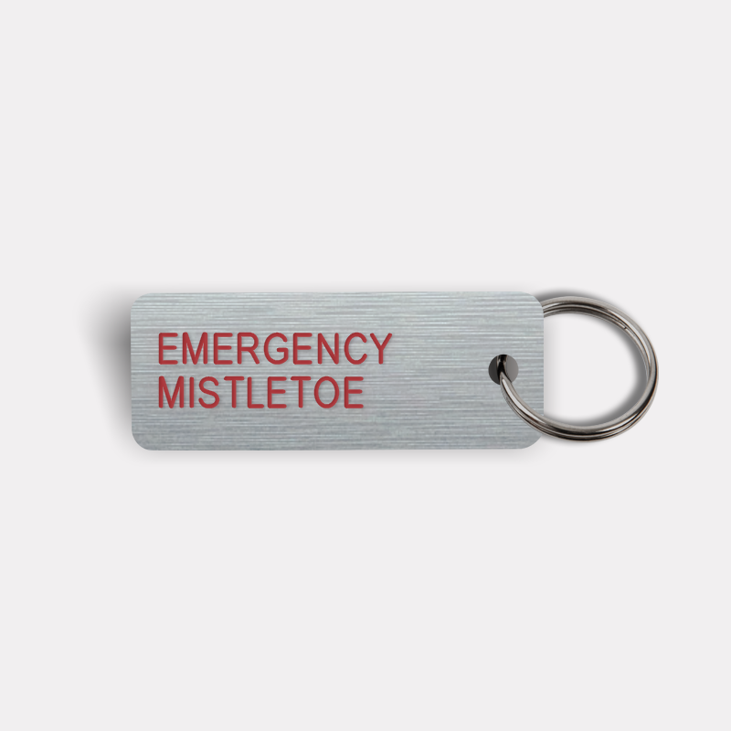 EMERGENCY MISTLETOE Keytag