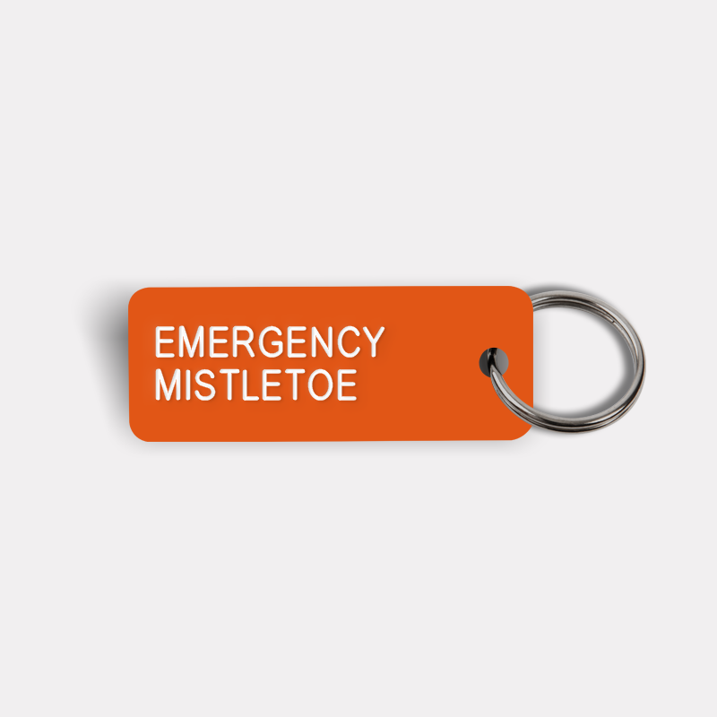 EMERGENCY MISTLETOE Keytag
