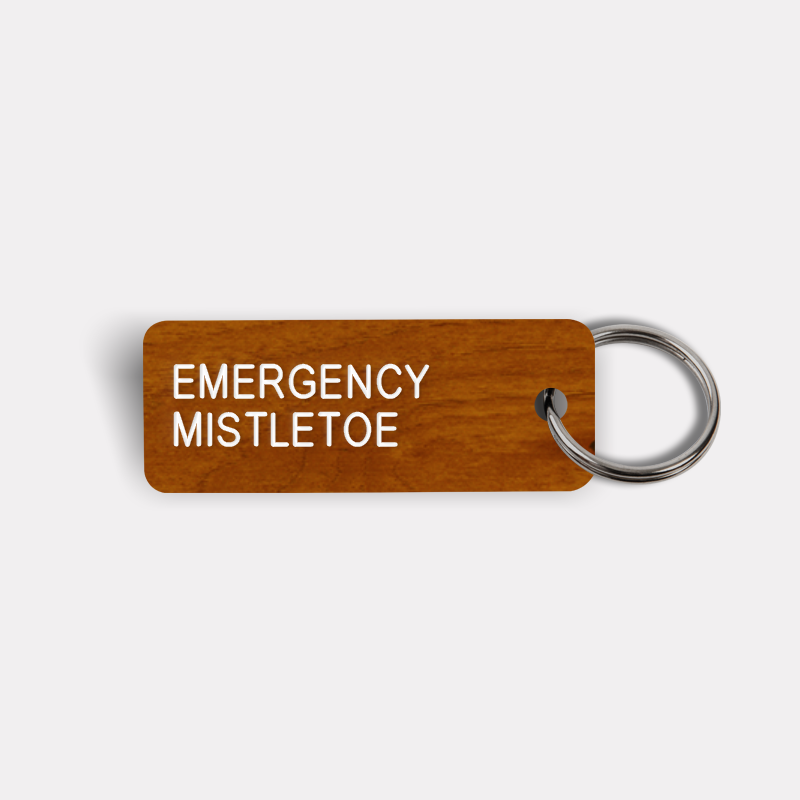 EMERGENCY MISTLETOE Keytag