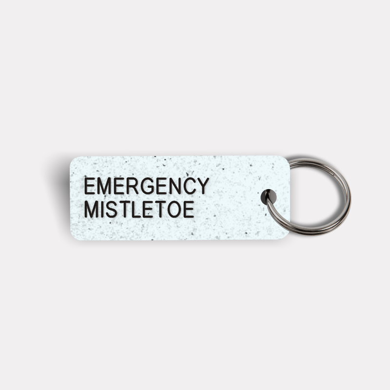 EMERGENCY MISTLETOE Keytag