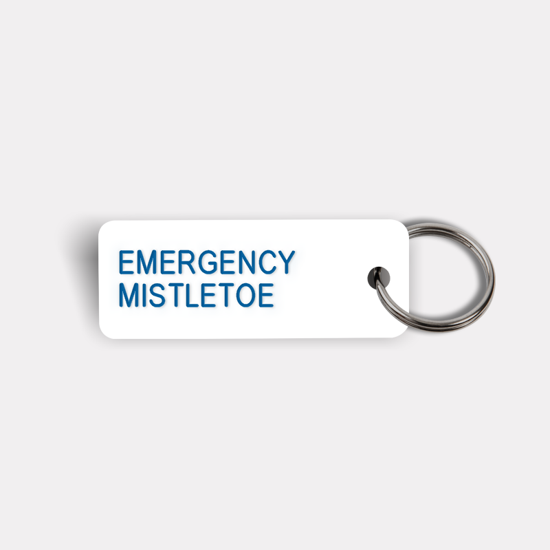 EMERGENCY MISTLETOE Keytag