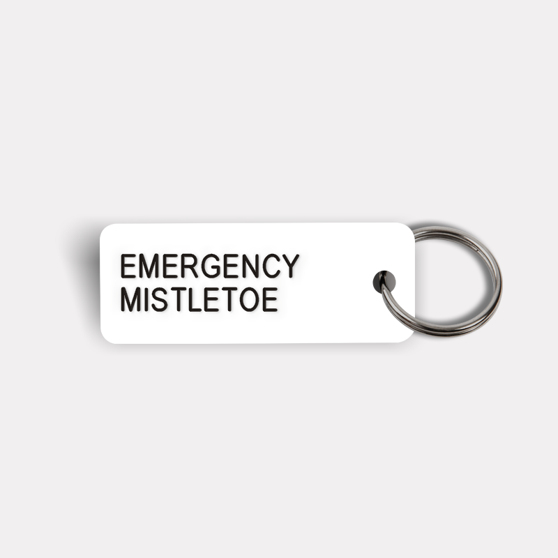 EMERGENCY MISTLETOE Keytag