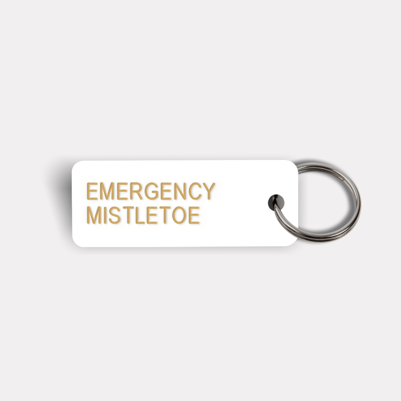 EMERGENCY MISTLETOE Keytag