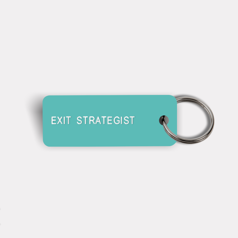 EXIT STRATEGIST Keytag