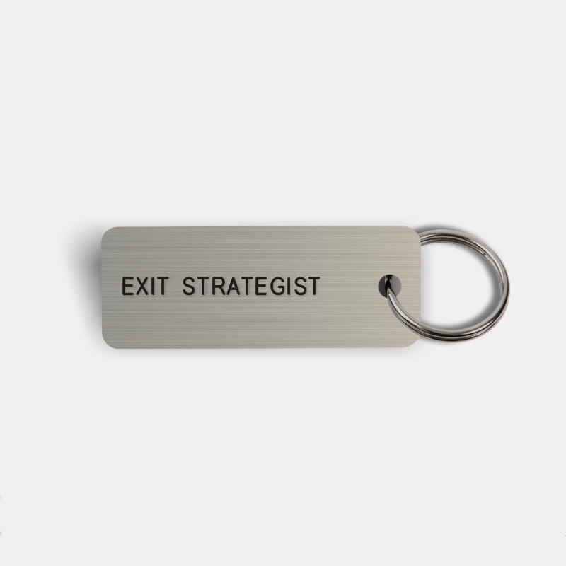 EXIT STRATEGIST Keytag