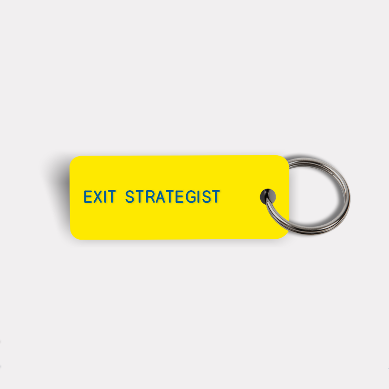 EXIT STRATEGIST Keytag