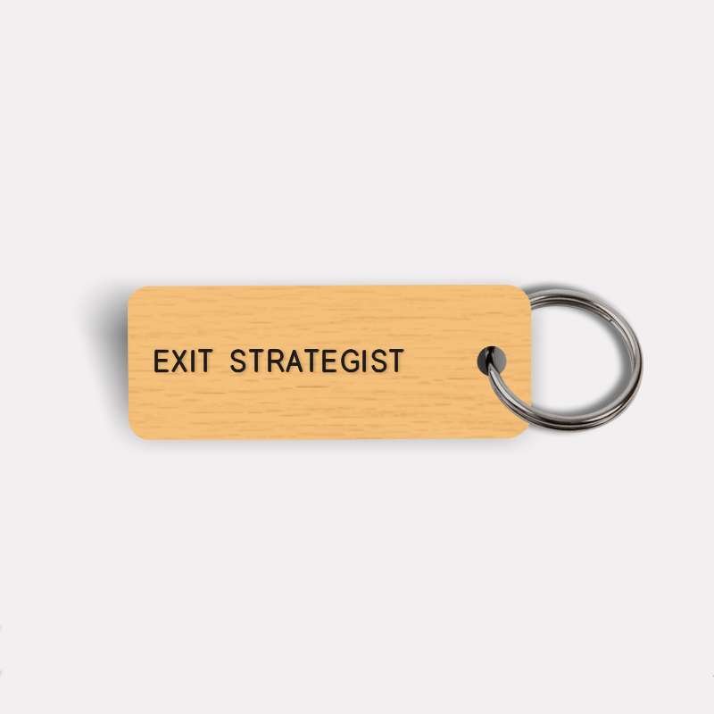 EXIT STRATEGIST Keytag