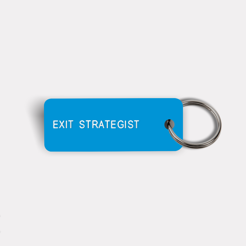 EXIT STRATEGIST Keytag