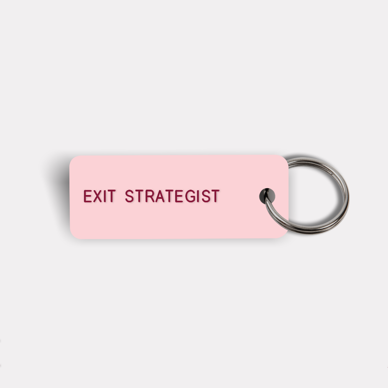 EXIT STRATEGIST Keytag