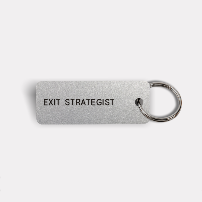 EXIT STRATEGIST Keytag