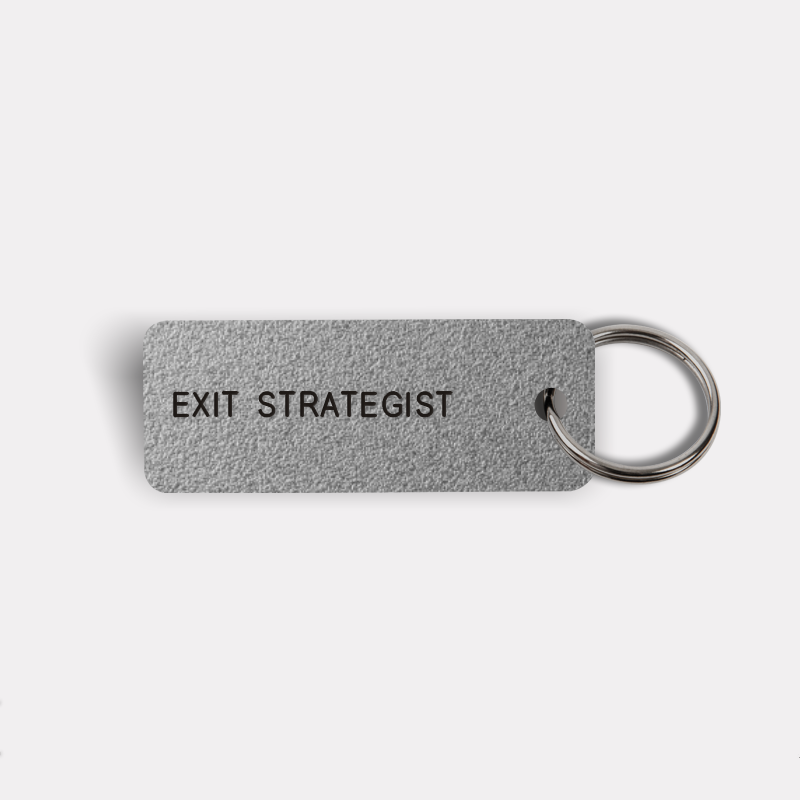 EXIT STRATEGIST Keytag