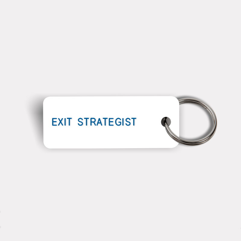 EXIT STRATEGIST Keytag